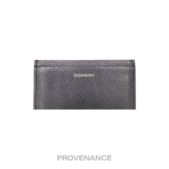 🔴 Saint Laurent Paris YSL Logo Card Holder Wallet - Black - Picture 5 of 6